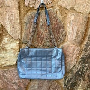 Vintage Escada powder blue shoulder bag